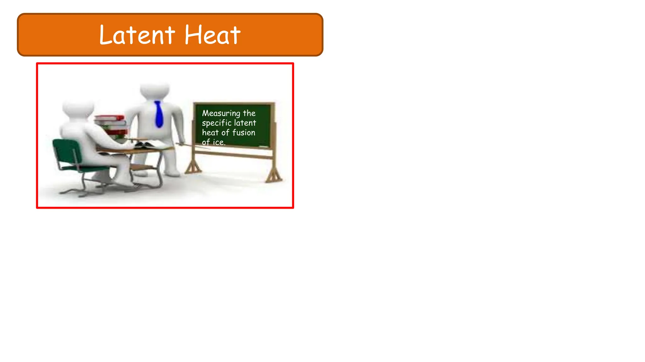 Latent Heat
Measuring the
specific latent
heat of fusion
of ice.
 