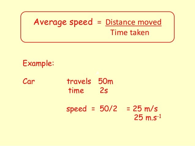 Physics F3 Igcse Speed Velocity And Acceleration