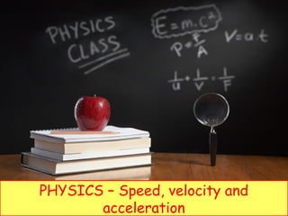 Speed Science Pic Comprehensive Physics Guide: Understanding Speed, Velocity, and ...