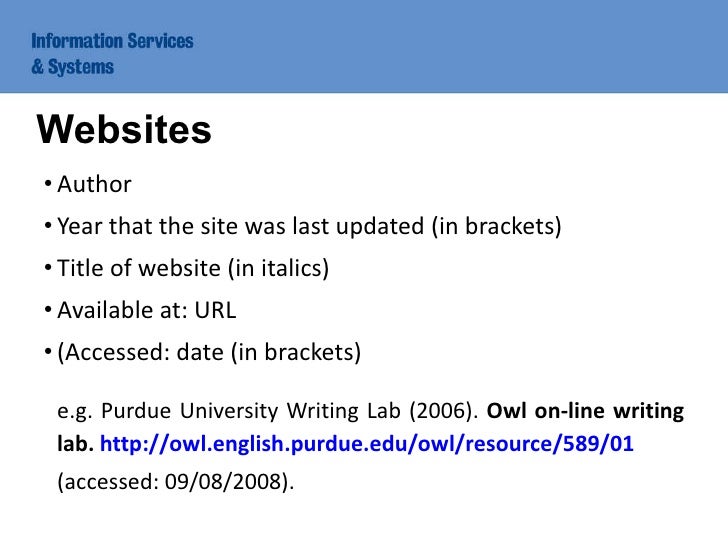 Literature Searching, Referencing &amp; Citation and