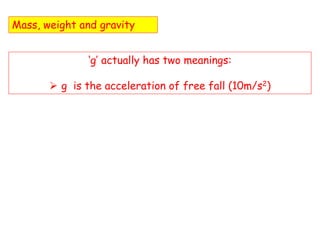 Physics 3 - Mass and Weight.pptx