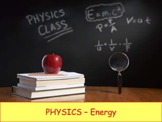 PHYSICS – Energy
 