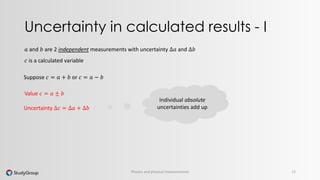Physics and physical measurement | PPTX