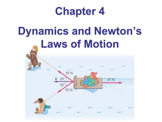 Chapter 4
Dynamics and Newton’s
Laws of Motion
 