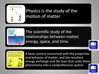 Physics Chapter 1 Part 1