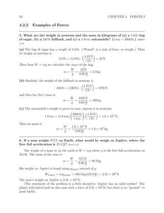 Physics chapter 4 notes | PDF