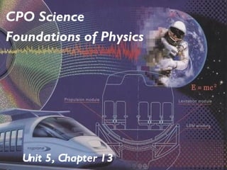 Unit 5, Chapter 13 CPO Science Foundations of Physics 