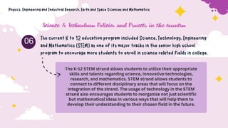 Physics, Engineering and Industrial Research, Earth and Space Sciences ...