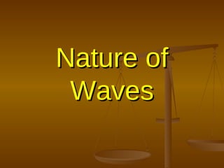 Nature of Waves 