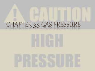 CHAPTER 3.3 GAS PRESSURE
 