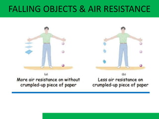 FALLING OBJECTS & AIR RESISTANCE
 