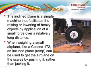 Plane Cargo Ramp Rear Inclination Physics him aviation for aviation university basic level | PPTX