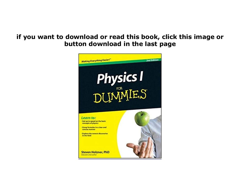 BOOK_KINDLE LIBRARY Physics I For Dummies 2nd Edition 