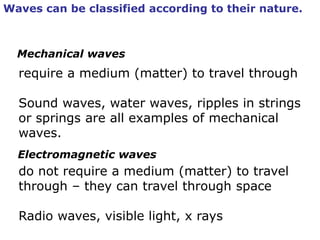 Physics ii djy 2013 ppt wave characteristics | PPTX