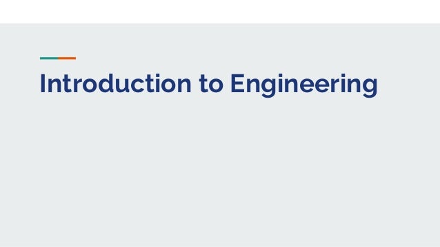 Introduction to Engineering Basics, 9th-12th Grade