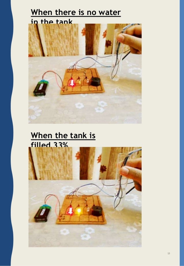 Physics Investigatory Project(Water Level Indicating System)