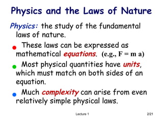 Physical Laws Math Physics .. An introduction | PPT