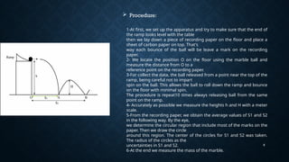 physics lab.pptx , STUDY OF PROJECTILE MOTION & COLLISION | PPTX