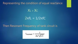 PARELLEL LC CIRCUIT | PPT