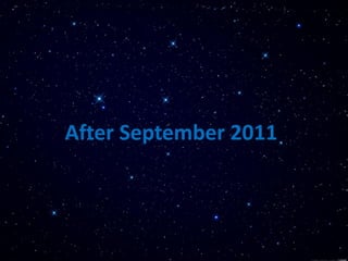After September 2011
 
