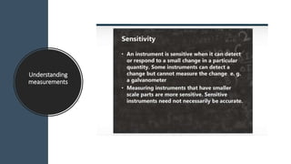 Understanding
measurements
 