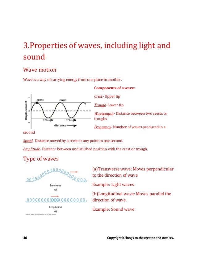 Physics notes revision