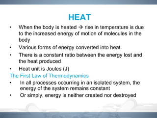 Physics of Heat Radiation and electrotherapy management | PDF