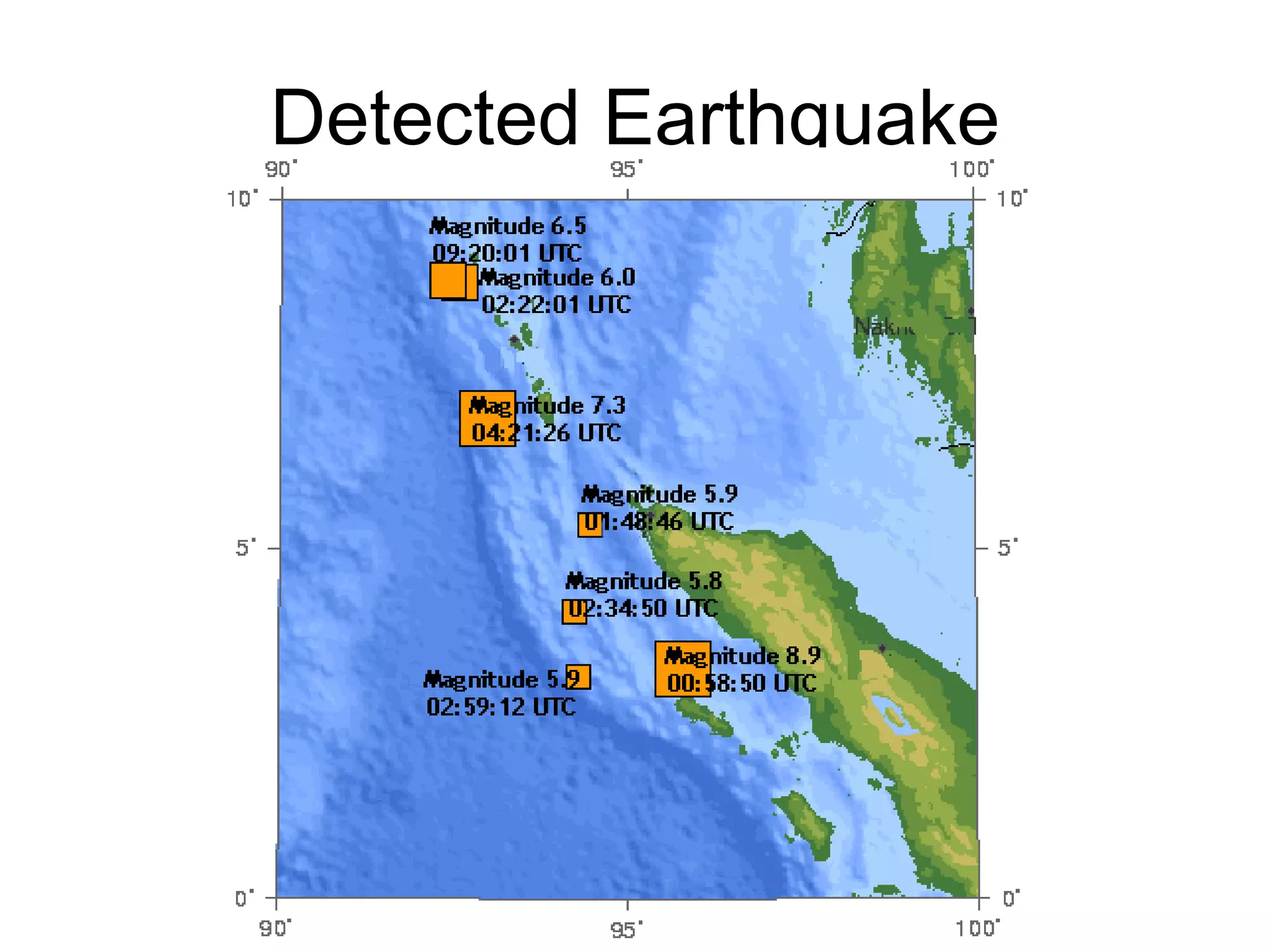Detected Earthquake 