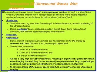 How is ultrasound imaging done?
“From sound to image”
 