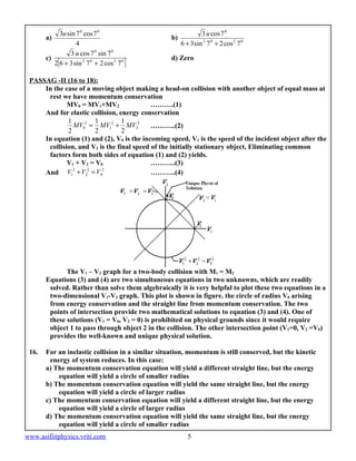 IIT JEEPhysics Paper I | DOC