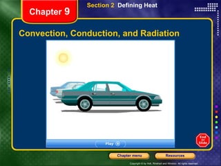 Convection, Conduction, and Radiation Chapter  9 Section 2  Defining Heat 