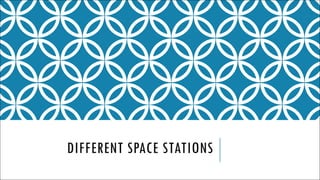 DIFFERENT SPACE STATIONS
 