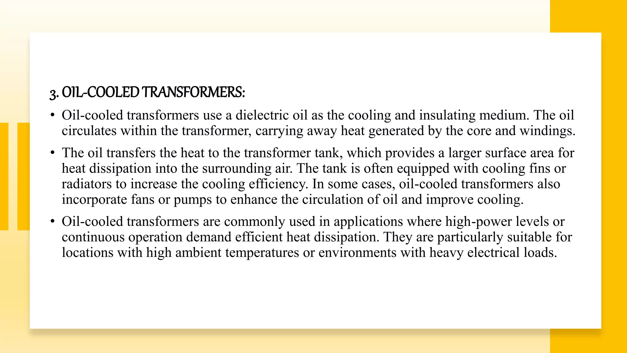 Transformers and its Types | PPTX