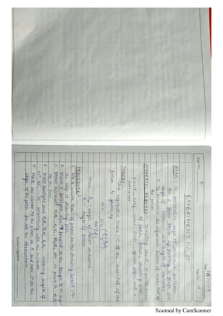 PHYSICS PRACTICAL RECORD XII | PDF