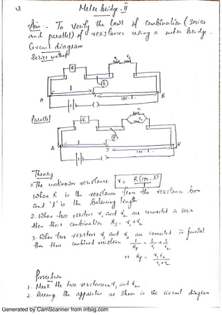 Physics Practical Notes Class 12 CBSE Final | PDF