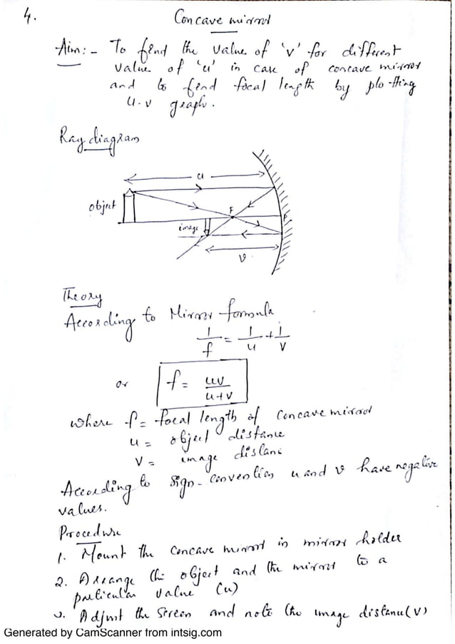 Physics Practical Notes Class 12 CBSE Final | PDF