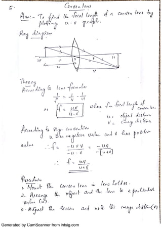 Physics Practical Notes Class 12 CBSE Final | PDF