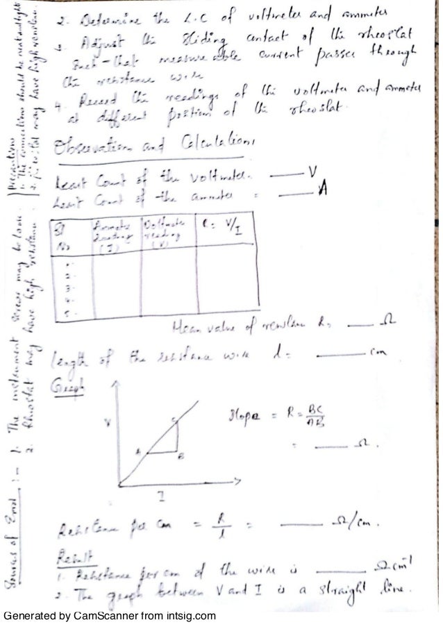 Physics Practical Notes Class 12 Cbse Final Physics Practical Notes Class 12 Cbse Final