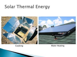 Cooking Water Heating
 