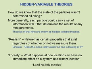 Quantum entanglement is one of the most intriguing and counterintuitive ...