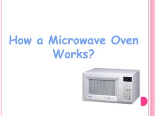 How a Microwave Oven
Works?

 