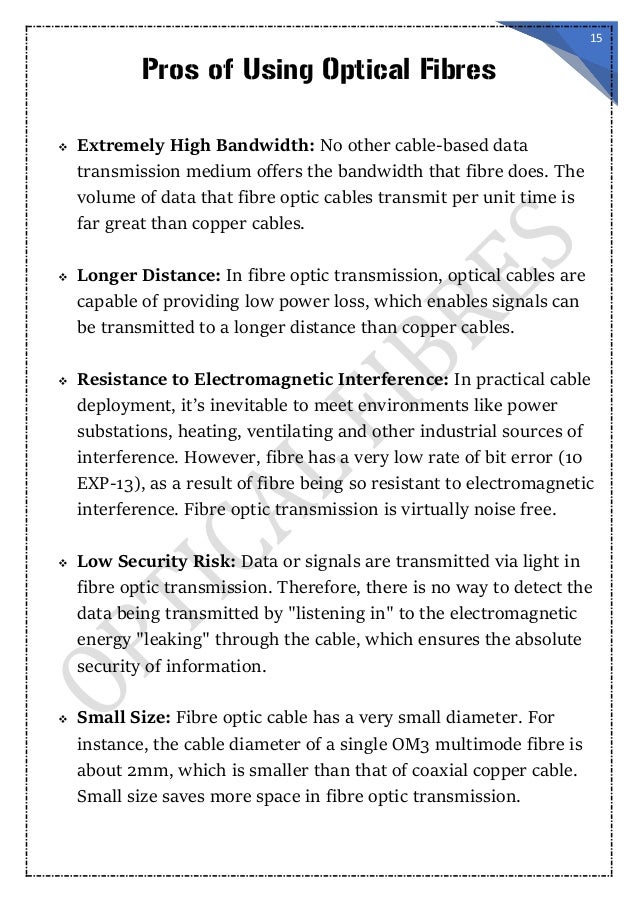 "OPTICAL FIBRES" Physics Investigatory Project (Class XII)