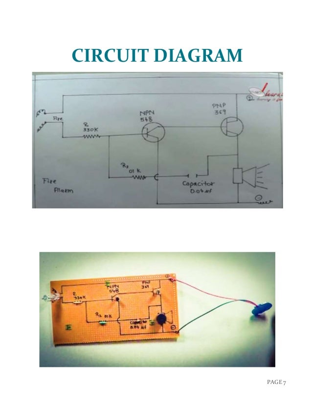 Fire Alarm Physics Project Cbse Class 12