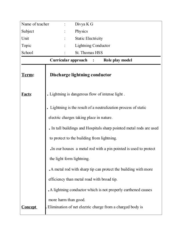 Self Designed Innovative Lesson Plan
