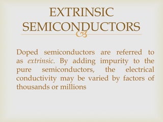 semiconductor - description and application