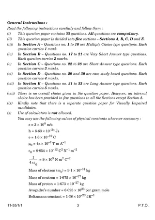 Physics PYQ 2024_removed.pdf set 1 55/1/1 | PDF