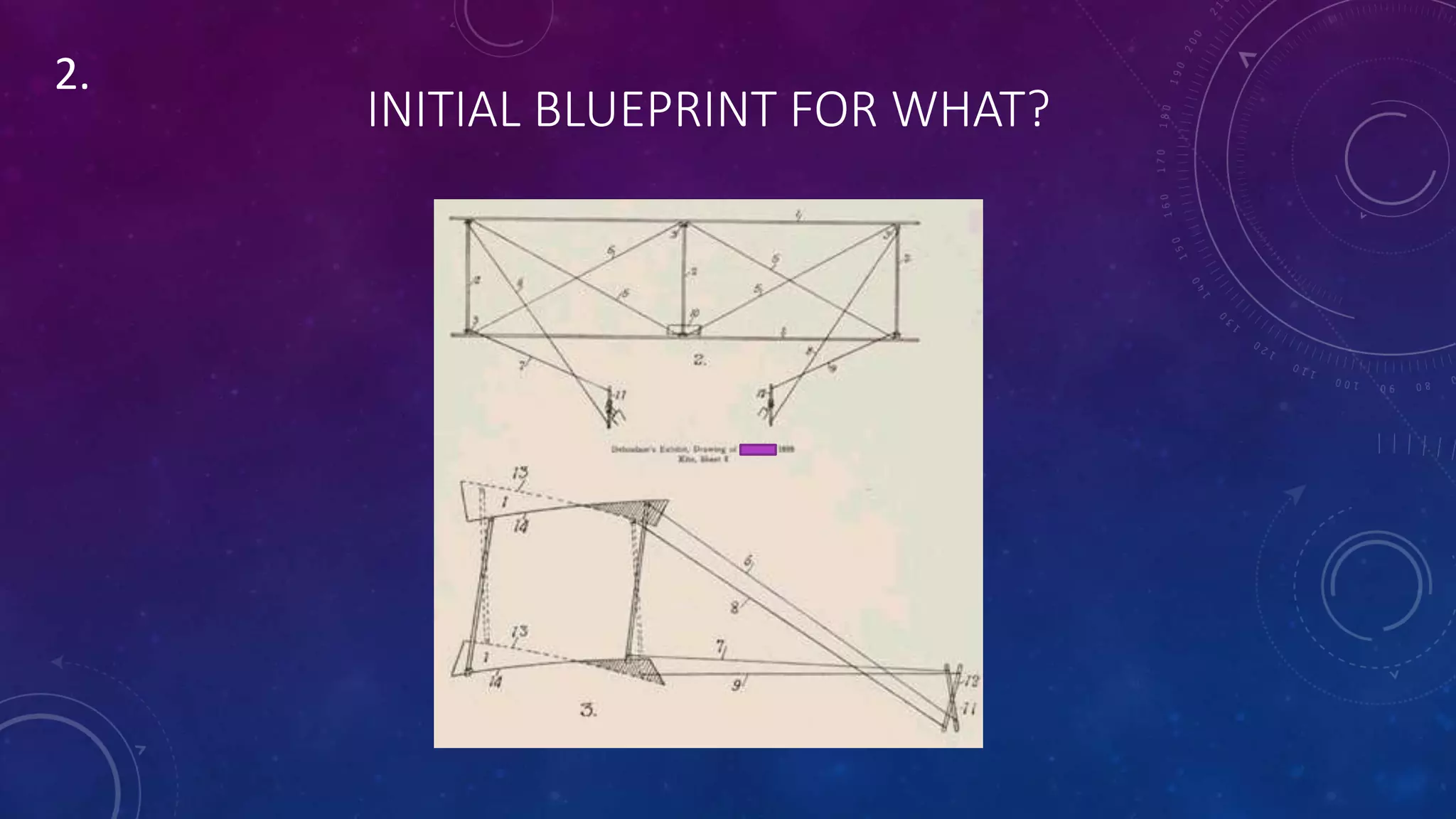 INITIAL BLUEPRINT FOR WHAT?
2.
 