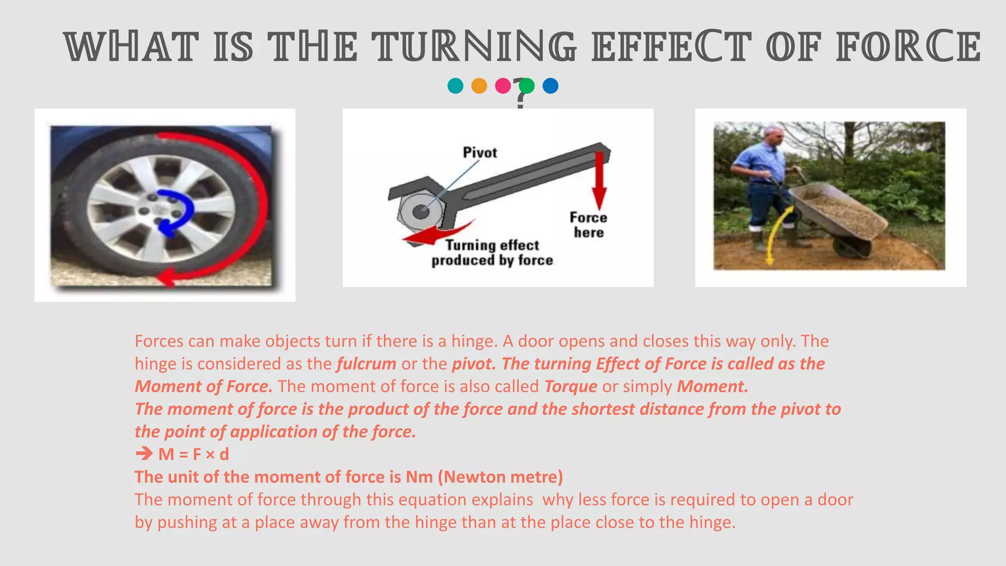 HOW DOES A BOTTLE OPENER WORK? EXPLAIN WITH THE TURNING EFFECT OF FORCE
