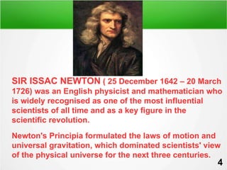 Who Invented Force NEWTON'S LAWS OF MOTION | PPTX
