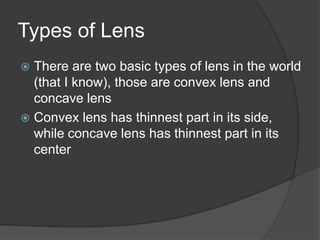 Plane MirrorA plane mirror is a mirror with a planar reflective surface. For light rays striking a plane mirror, the angle of reflection equals the angle of incidence. Thus a collimated beam of light does not spread out after reflection from a plane mirror, except for diffraction effects.ImagesA plane mirror makes images of objects in front of it; these images appear to be behind the plane in which the mirror lies. A straight line drawn from part of an object to the corresponding part of its image makes a right angle with, and is bisected by, the surface of the plane mirror. The image formed by a plane mirror is always virtual (meaning that the light rays do not actually come from the image), upright, and of the same shape and size as the object it is reflecting.Relation to curved mirrorsMathematically, a plane mirror can be considered to be the limit of either a or a convex spherical curved mirror as the radius, and thus also the focal length, of the spherical mirror become extremely large.Curved MirrorEffect on image of object's position relative to mirror focal point